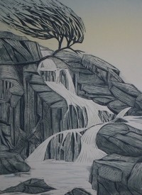 Inwal 2 - Linocut Idwal 2 - linocut