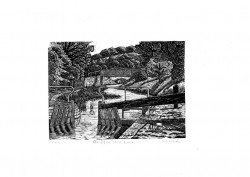 Griffin Mill - engraving Griffin Mill - engraving