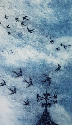 Memory of Swifts - collagraph Memory of Swifts