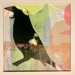 Crow - Monoprint Crow