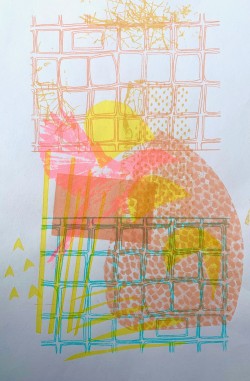 Neon Ascending - Screen Print Neon Ascending